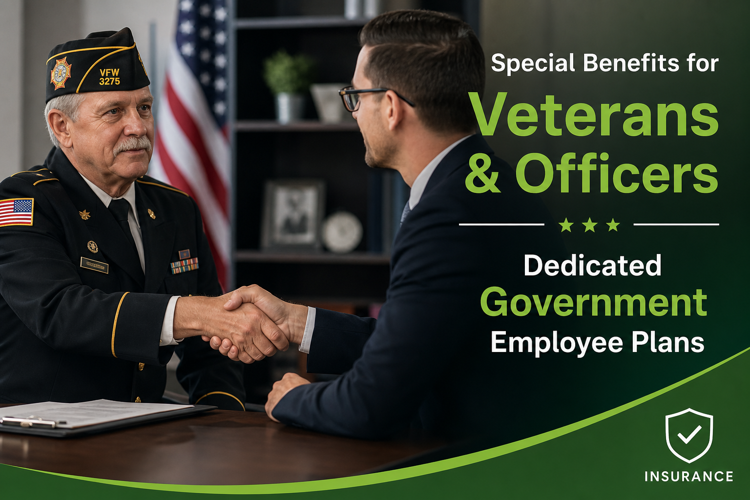 Special benefits for veterans, officers, and government employees